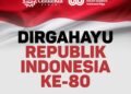 Dirgahayu Republik Indonesia ke-80 Tahun
